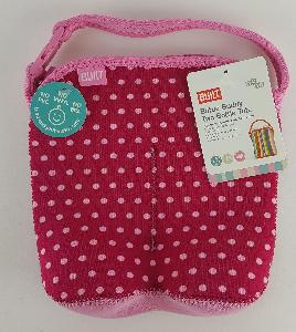 BOTTLE BUDDY TOTE PINK DOTS